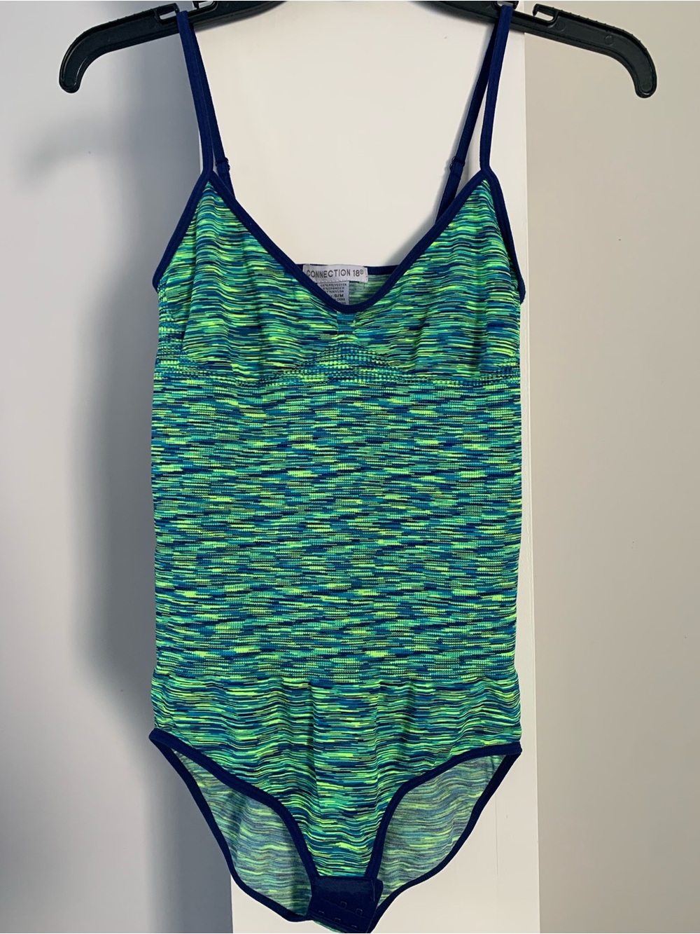 NWOT Connection 18 Green & Blue One-Piece Bodysuit